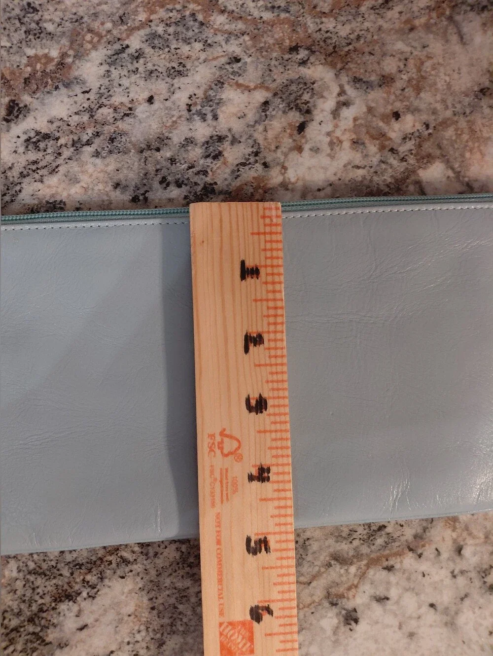 HOBO Light Blue Leather Wristlet Clutch